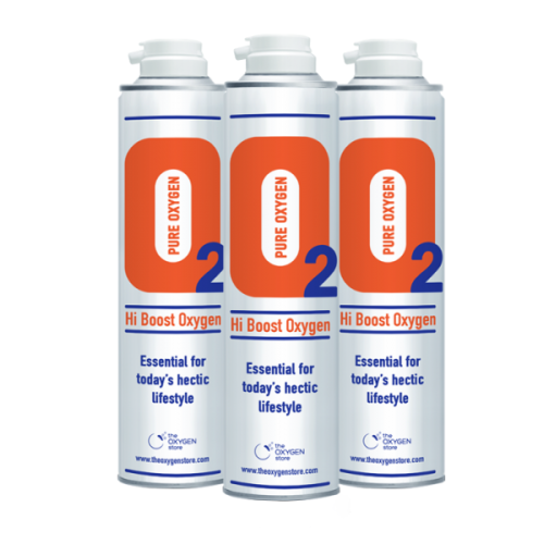 3 X O2 10 Litre Replacement Oxygen Cans